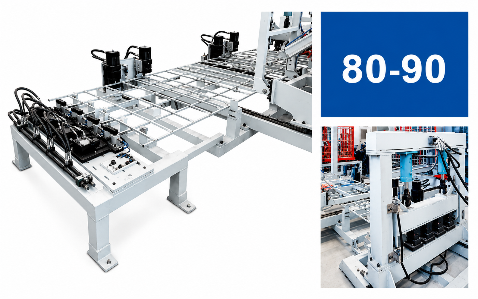 Automatic Mesh Sheet Flaring, Necking and Punching Machine