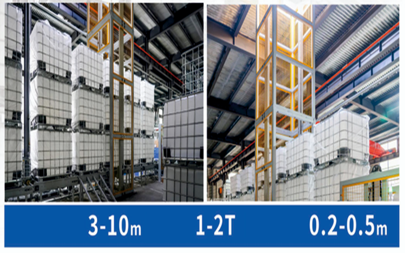 IBC ton barrel elevator